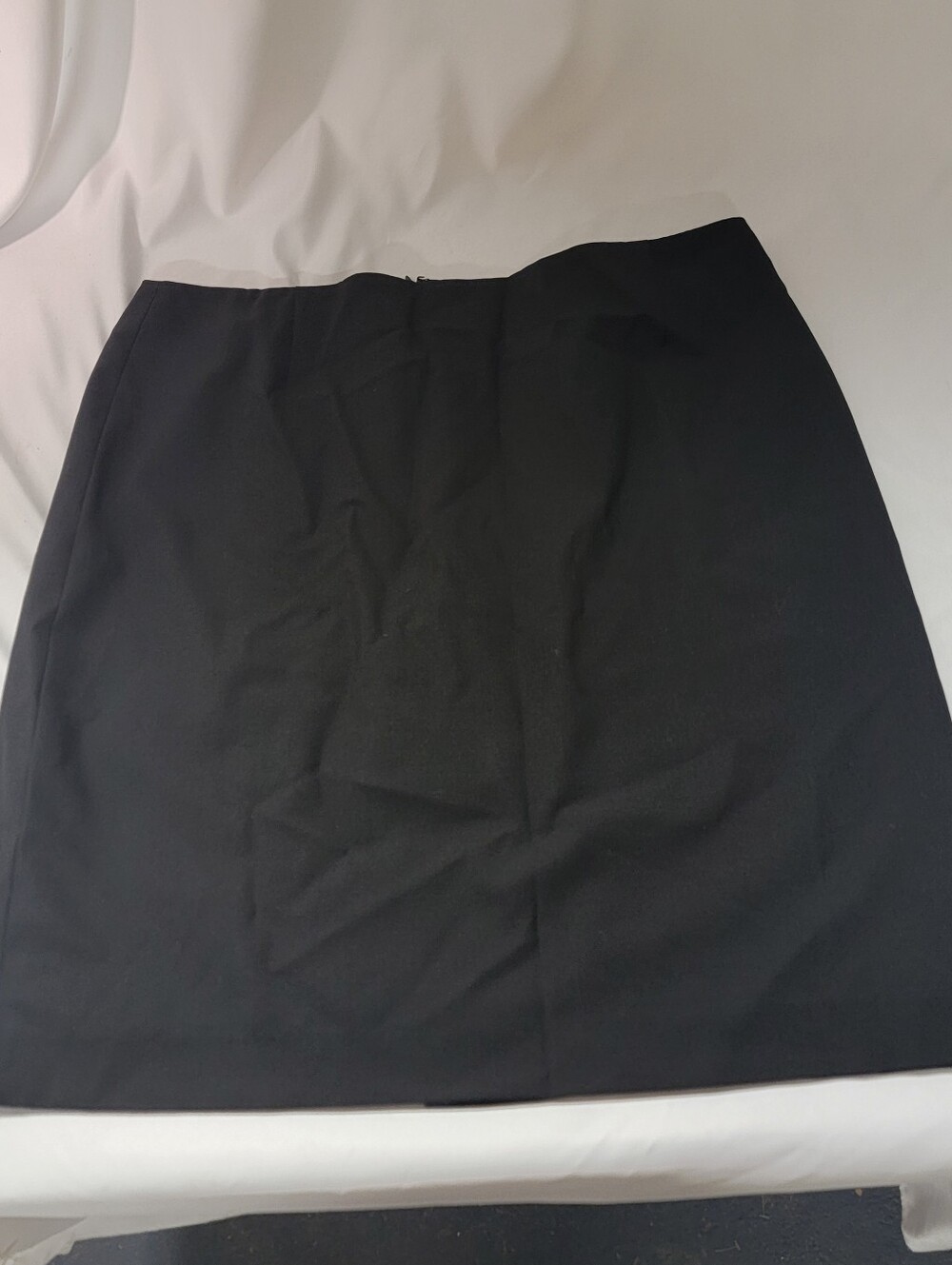 Alex Marie Black Pencil Skirt 6P Petite Polyester Lined Career Office Minimalist